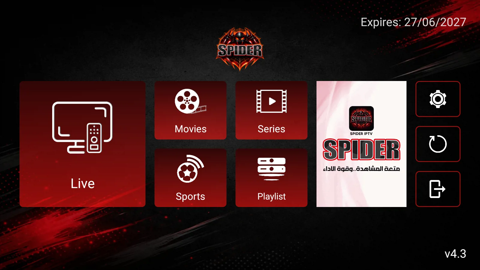 spider iptv
